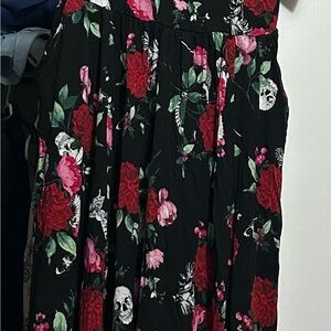 Torrid Black Floral Maxi Dress
